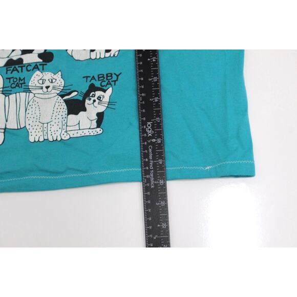 Vintage Kitty Cat Crop Top T Shirt XL - Picture 7 of 7